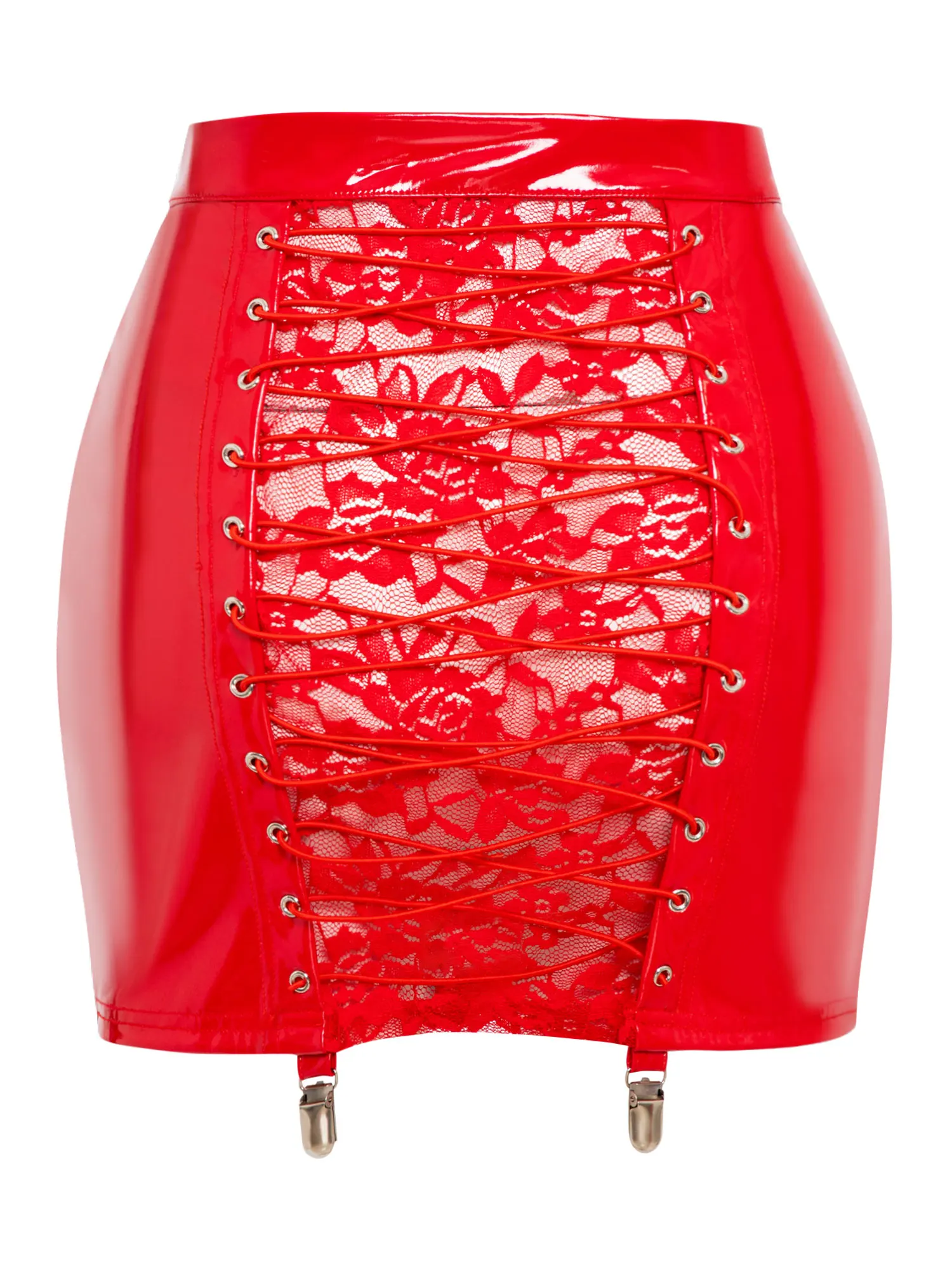 Women Cup Y-back Bra Top with Bodycon Mini Skirt Wet Look PU Leather Latex Miniskirt Sheer Floral Lace-up Gothic Skirts Clubwear
Women Cup Y-back Bra Top with Bodycon Mini Skirt Wet Look PU Leather Latex Miniskirt Sheer Floral Lace-up Gothic Skirts Clubwear