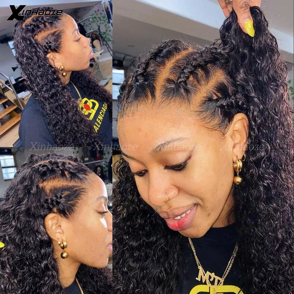 Deep Curly Full Lace Wig Human Hair Wigs For Women Pre Plucked Brazilian Deep Water Wave Full Lace Wigs With Baby Hair Around
Deep Curly Full Lace Wig Human Hair Wigs For Women Pre Plucked Brazilian Deep Water Wave Full Lace Wigs With Baby Hair Around