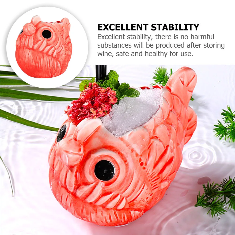 1Pcs Multi-Purpose Creative Ceramic Lantern Fish Cocktail Wine Cup Stylish Bar Drinking Glass Stylish Wine Cup
1Pcs Multi-Purpose Creative Ceramic Lantern Fish Cocktail Wine Cup Stylish Bar Drinking Glass Stylish Wine Cup