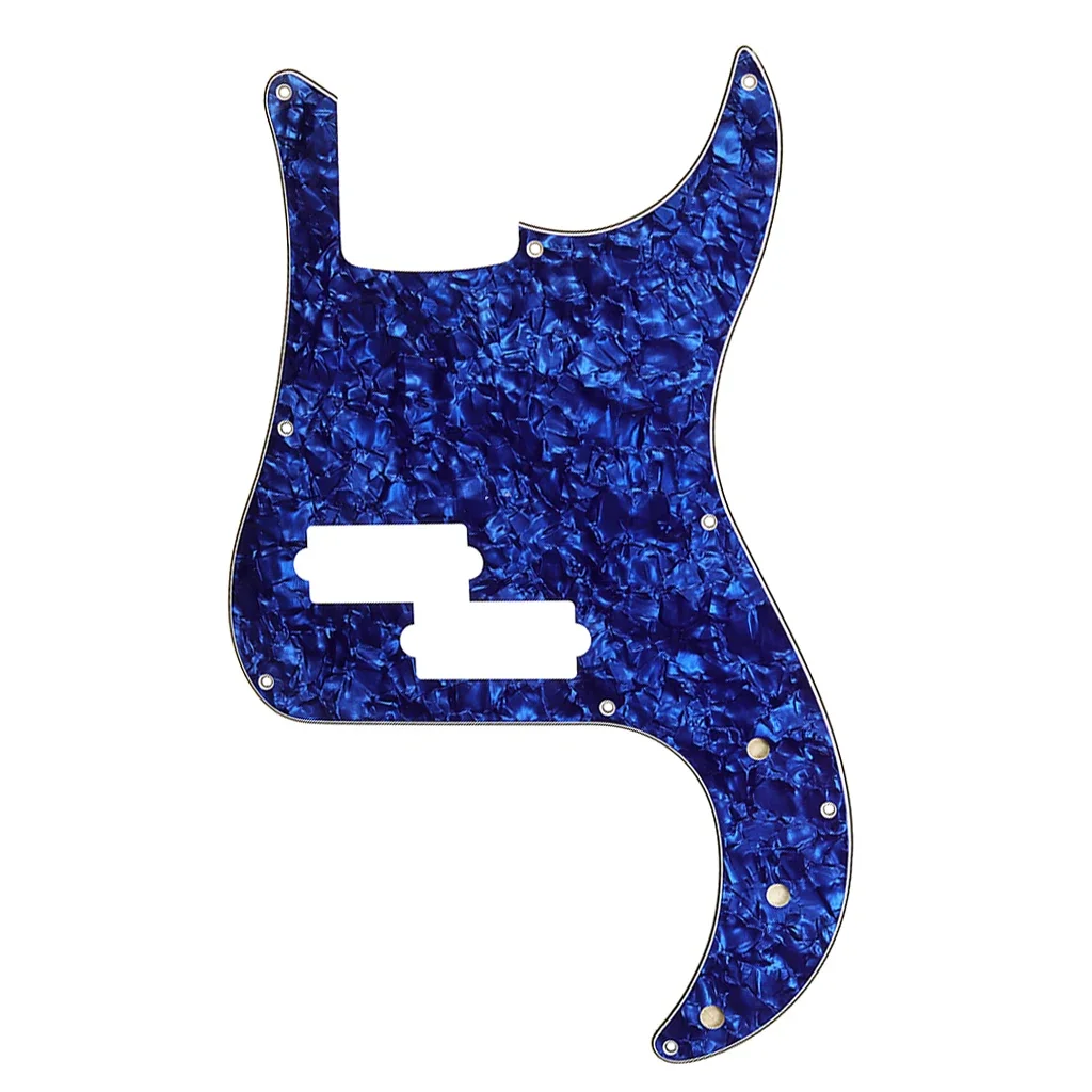 Blue 9 Hole Guitar Pickguard for Bass PB Guitar - Durable 3-Ply Scratch Plate Guard Replacement Part
Blue 9 Hole Guitar Pickguard for Bass PB Guitar - Durable 3-Ply Scratch Plate Guard Replacement Part
