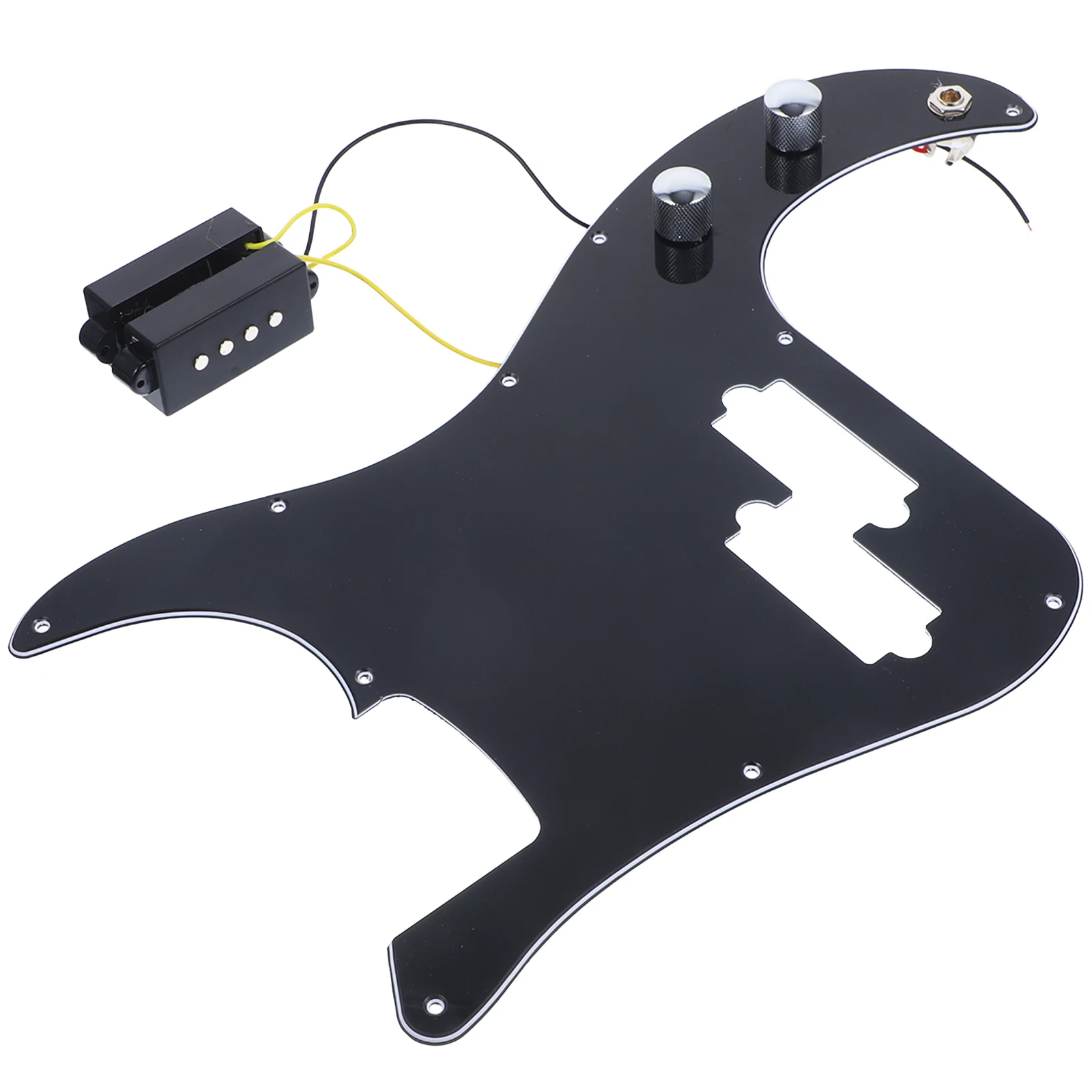 Pb Bass 3 Ply Loaded Pickup Guitar Instrument Black 11 Screw Holes 3 Layer Scratch
Pb Bass 3 Ply Loaded Pickup Guitar Instrument Black 11 Screw Holes 3 Layer Scratch