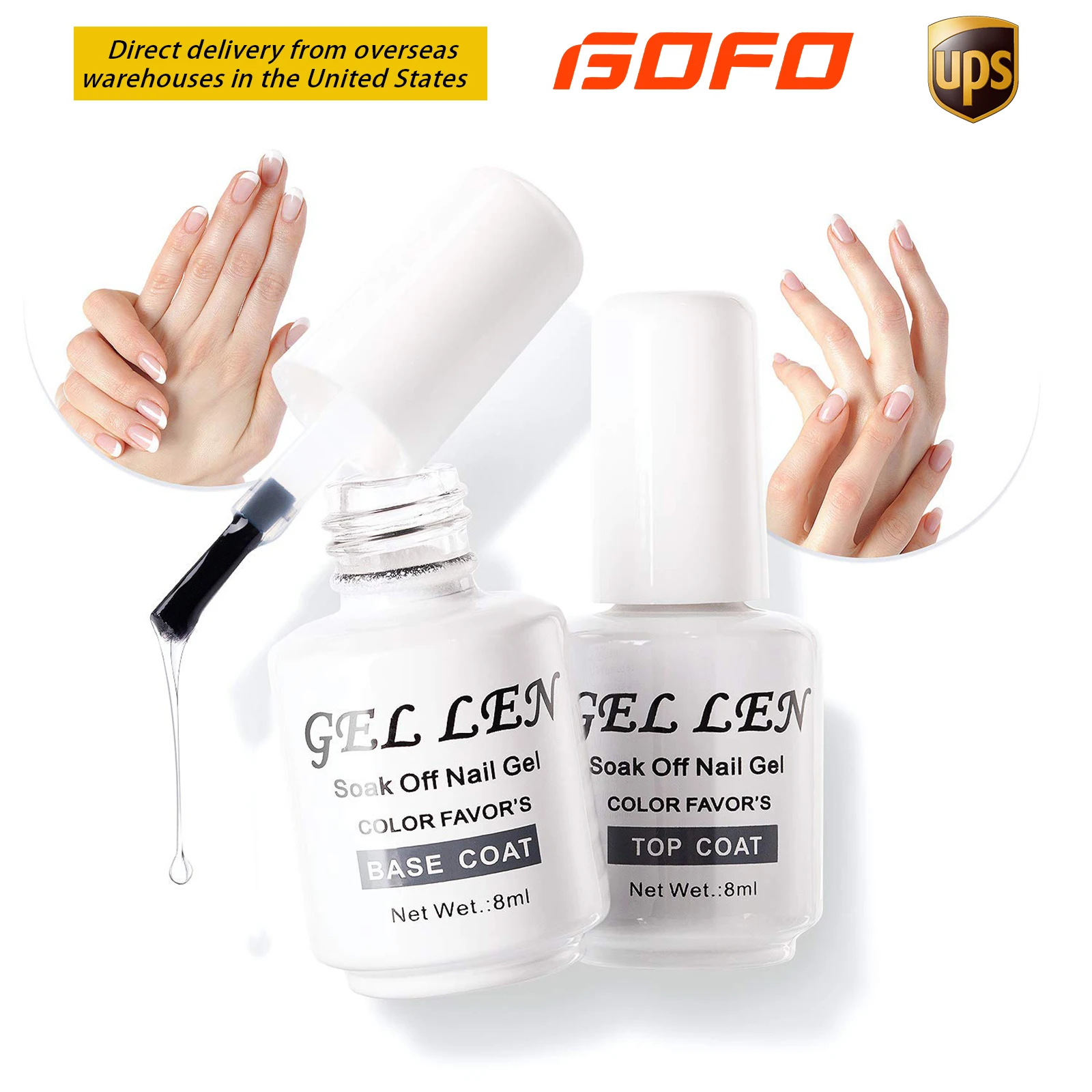 Набор профессиональных гель-лаков GELLEN, 18 мл: базовое покрытие, верхнее покрытие, безлаковое закрепление, укрепитель, глянцевое покрытие для слабых ногтей, снимается замачиванием
Набор профессиональных гель-лаков GELLEN, 18 мл: базовое покрытие, верхнее покрытие, безлаковое закрепление, укрепитель, глянцевое покрытие для слабых ногтей, снимается замачиванием