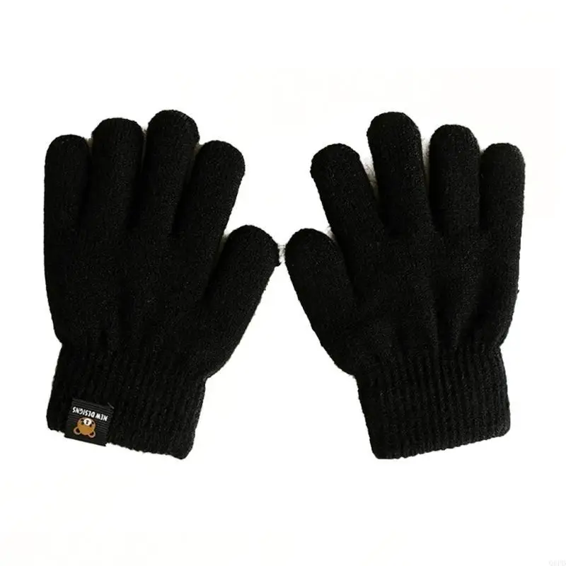 Kids Double-Layered Gloves Cozy Hand Protections Warm Gloves for Cold Season Full Fingered Autumn/Winter Handwear 1 Pair
Kids Double-Layered Gloves Cozy Hand Protections Warm Gloves for Cold Season Full Fingered Autumn/Winter Handwear 1 Pair