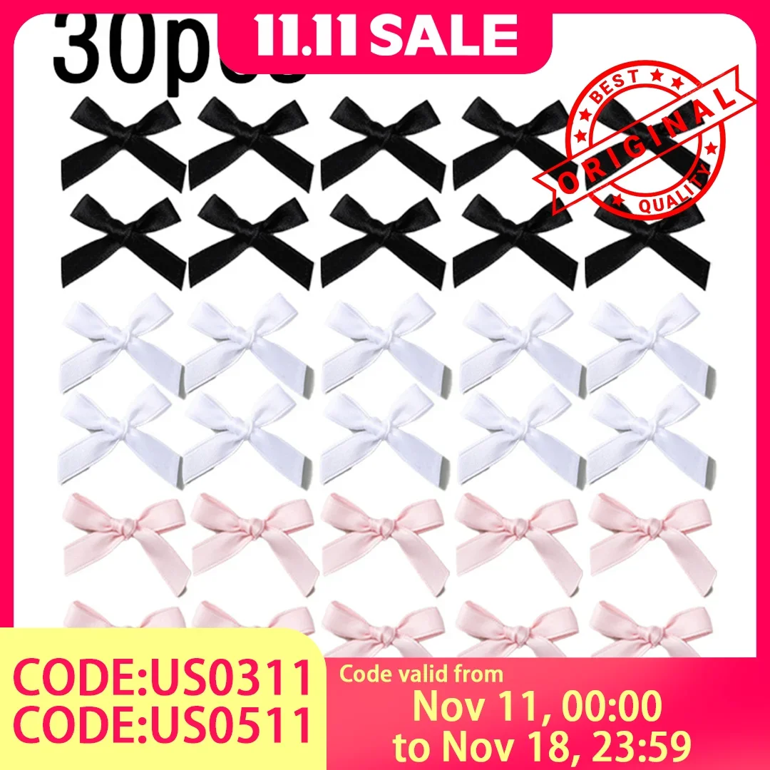 30PCS Mixed Color, Satin Ribbon Bows for Gift Wrapping Wedding Decorations, DIY Craft Hair Clips, Bulk Sewing Craft Supplies
30PCS Mixed Color, Satin Ribbon Bows for Gift Wrapping Wedding Decorations, DIY Craft Hair Clips, Bulk Sewing Craft Supplies