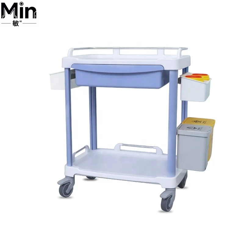 Hospital ABS Medication Trolley, Mobile Patient Nursing Cart for Clinic
Hospital ABS Medication Trolley, Mobile Patient Nursing Cart for Clinic