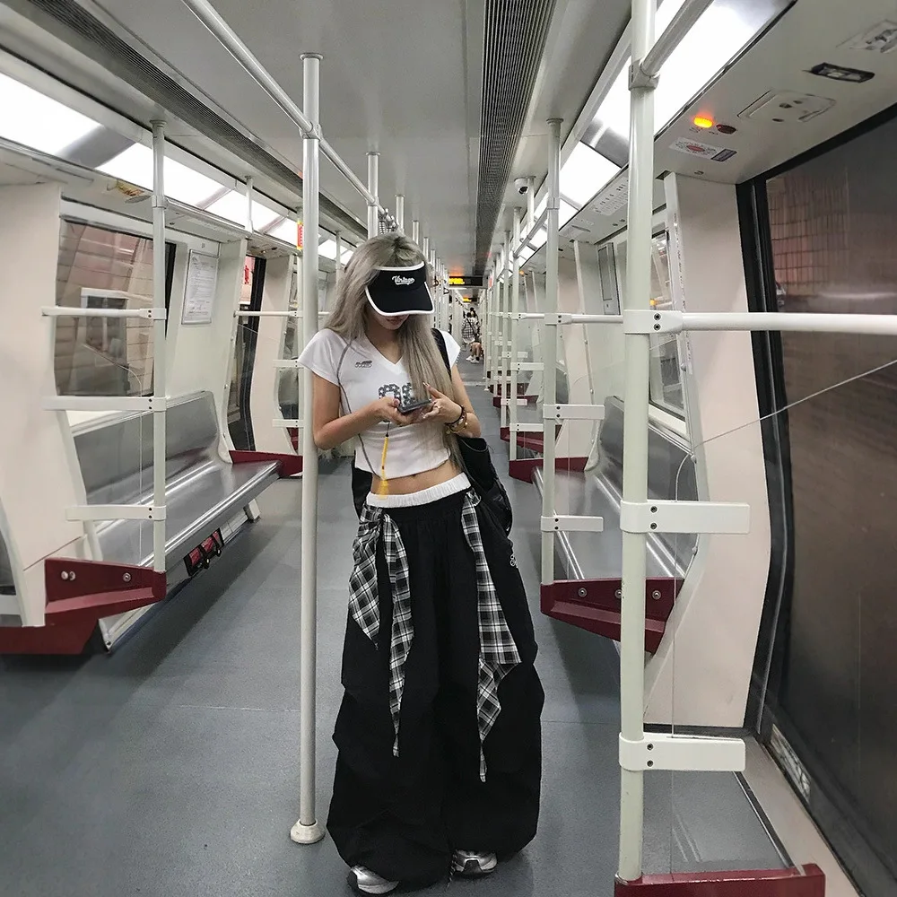 American Hip-Hop Street Layered Detachable Wide-Leg For Women Summer Loose Draped Scimitar Casual Jazz Dance Pants
American Hip-Hop Street Layered Detachable Wide-Leg For Women Summer Loose Draped Scimitar Casual Jazz Dance Pants