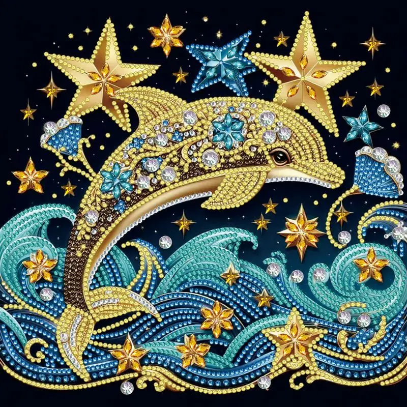 GATYZTORY DIY Dolphin Special Shape Diamond Art Painting Kits for Adults Crystal Rhinestones Diamond Art Kits for Home Decor
GATYZTORY DIY Dolphin Special Shape Diamond Art Painting Kits for Adults Crystal Rhinestones Diamond Art Kits for Home Decor
