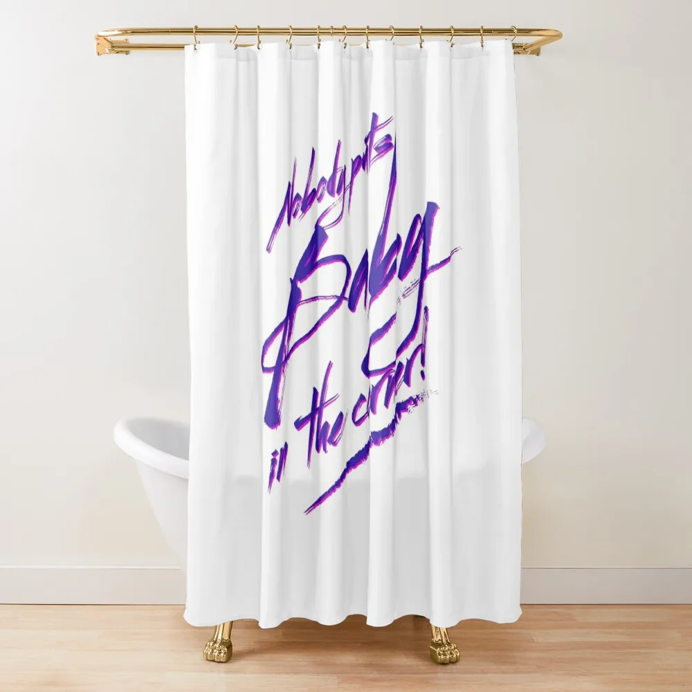 Nobody Puts Baby in the Corner Quote Shower Curtain Bathroom Accessory Shower Bathroom In The Bathroom Shower Set Curtain
Nobody Puts Baby in the Corner Quote Shower Curtain Bathroom Accessory Shower Bathroom In The Bathroom Shower Set Curtain