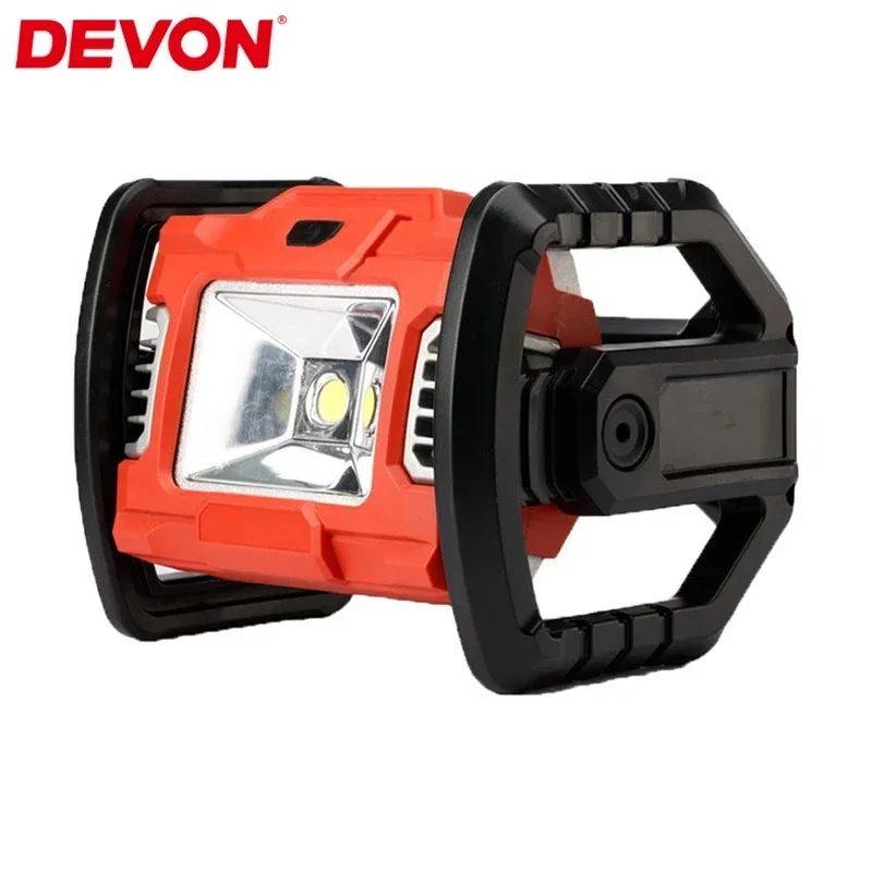 DEVON Camping Light Rotate 360 Deg Portable 5532-li 20v 2000lm for Work Place Outdoor Camping Universal Flex Battery Platform
DEVON Camping Light Rotate 360 Deg Portable 5532-li 20v 2000lm for Work Place Outdoor Camping Universal Flex Battery Platform