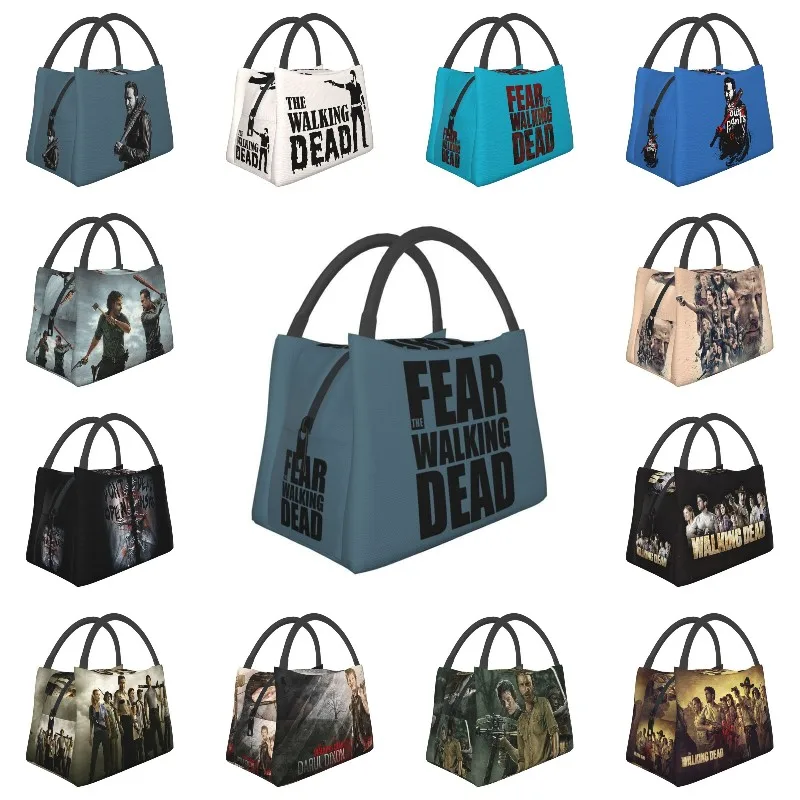 Fear The Walking Dead Insulated Lunch Tote Bag for Women Portable Thermal Cooler Food Lunch Box Outdoor Camping Travel
Fear The Walking Dead Insulated Lunch Tote Bag for Women Portable Thermal Cooler Food Lunch Box Outdoor Camping Travel