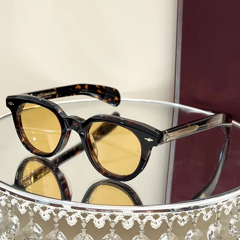 Top Quality 1948 Sunglasses Round For Men Women Luxury Brand Classical Acetate Fashion Design Handmade Outdoor UV400 SUN GLASSES
Top Quality 1948 Sunglasses Round For Men Women Luxury Brand Classical Acetate Fashion Design Handmade Outdoor UV400 SUN GLASSES