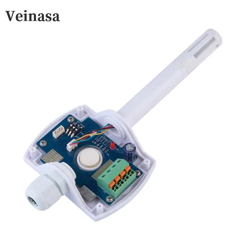 Veinasa HTW-GS1-RS485 Industrial Grade RS485 Digital Sensor Voltage Output Signal Air Duct Temperature Humidity Transmitter HVAC
Veinasa HTW-GS1-RS485 Industrial Grade RS485 Digital Sensor Voltage Output Signal Air Duct Temperature Humidity Transmitter HVAC
