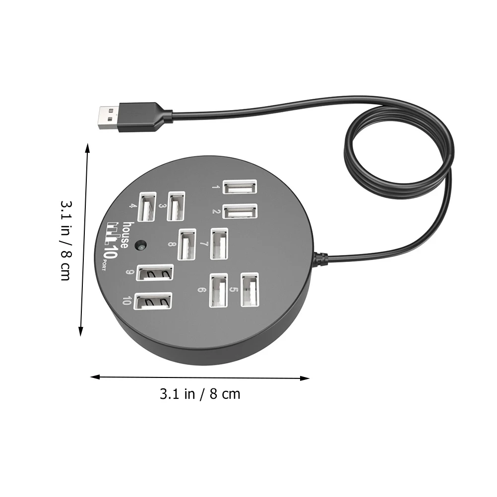 Hub 2.0 10-Port Splitter For Laptop Extra Usb Ports High-Speed External Hard Drive Adapter Expander For Usb 1.1
Hub 2.0 10-Port Splitter For Laptop Extra Usb Ports High-Speed External Hard Drive Adapter Expander For Usb 1.1