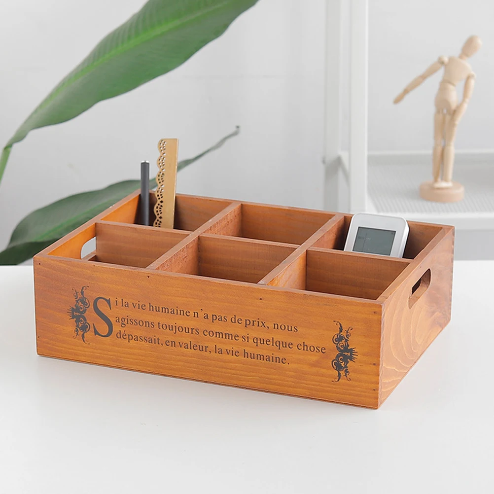 Vintage Storage Box Desktop Organizer with Compartments Natural Design Bedroom Decorative Container Home Use Large
Vintage Storage Box Desktop Organizer with Compartments Natural Design Bedroom Decorative Container Home Use Large