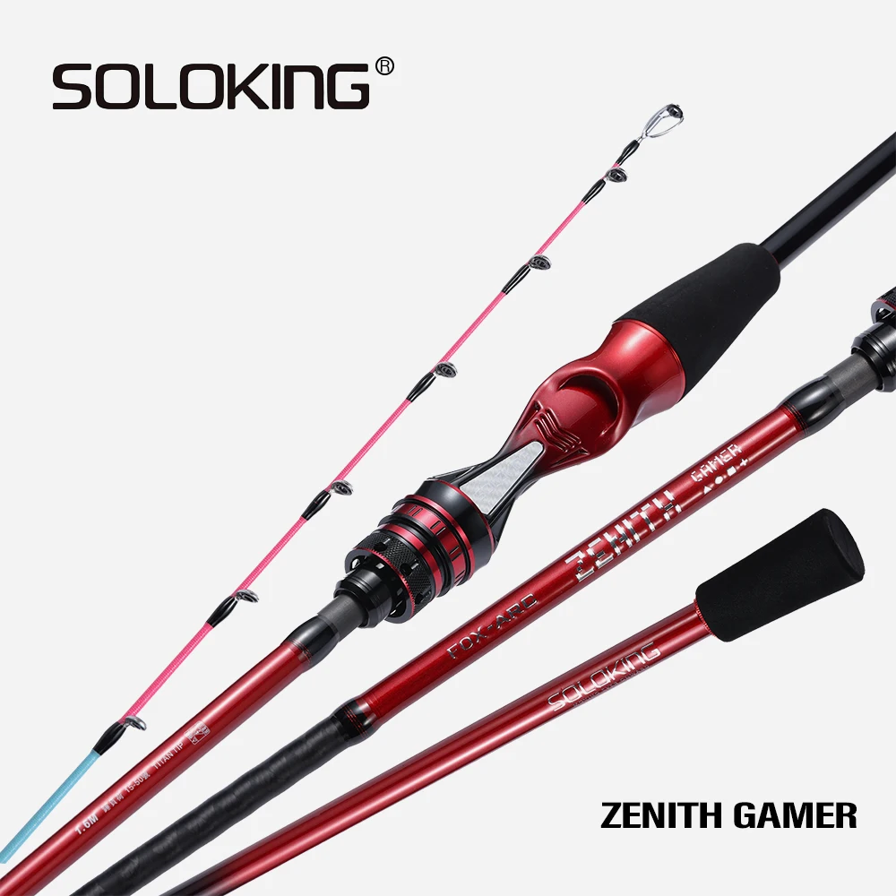 SOLOKING ZENITH Gamer Series Fishing Rod Tianium Tip Cuttlefish Octopus Fishing Casting Rod Squid Boat Fishing webfooted
SOLOKING ZENITH Gamer Series Fishing Rod Tianium Tip Cuttlefish Octopus Fishing Casting Rod Squid Boat Fishing webfooted
