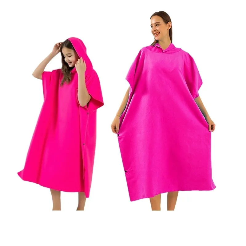 Микрофибровый пляжный халат-накидка с капюшоном, впитывающий, для плавания, серфинга, переодевания, портативное полотенце-накидка
Микрофибровый пляжный халат-накидка с капюшоном, впитывающий, для плавания, серфинга, переодевания, портативное полотенце-накидка
