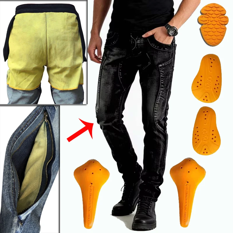 Kevlar Motorcycle Jeans Men Aramid Fiber Anti Fall Protection Riding Pants Off Road Safety Retro Style Korea Japan 036
Kevlar Motorcycle Jeans Men Aramid Fiber Anti Fall Protection Riding Pants Off Road Safety Retro Style Korea Japan 036