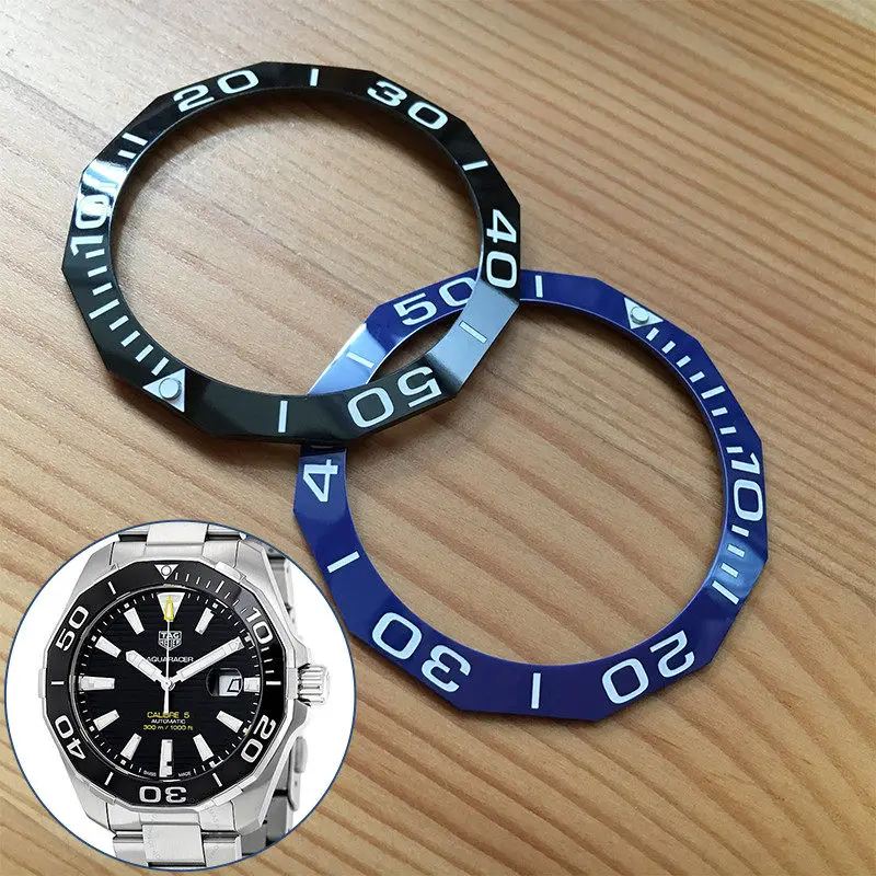 For TAG Heuer Aquaracer 43mm WAY201 Series Ceramic Bezel Insert, Dive Watch Replacement Bezel watch Parts Accessories
For TAG Heuer Aquaracer 43mm WAY201 Series Ceramic Bezel Insert, Dive Watch Replacement Bezel watch Parts Accessories