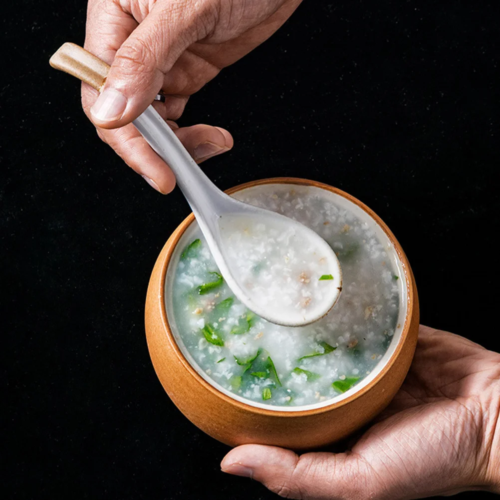 Ceramic Ladle Long Lasting Use Soup Spoons for Home Kitchen Restaurant Stirring Scoop Multipurpose Ceramic Spoon
Ceramic Ladle Long Lasting Use Soup Spoons for Home Kitchen Restaurant Stirring Scoop Multipurpose Ceramic Spoon