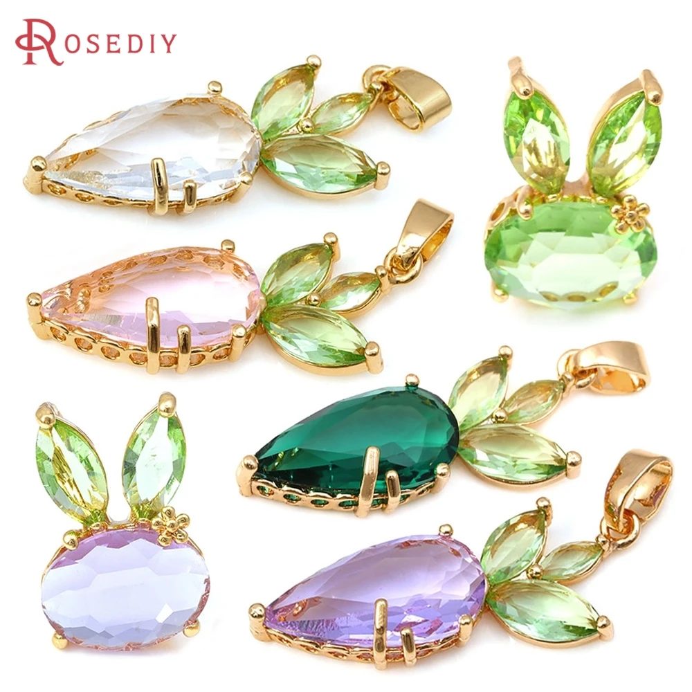 4PCS 18K Gold Color Brass and Glass Rabbit Charms Pendants High Quality Diy Necklace Earrings Charms Jewelry Making Accessories
4PCS 18K Gold Color Brass and Glass Rabbit Charms Pendants High Quality Diy Necklace Earrings Charms Jewelry Making Accessories