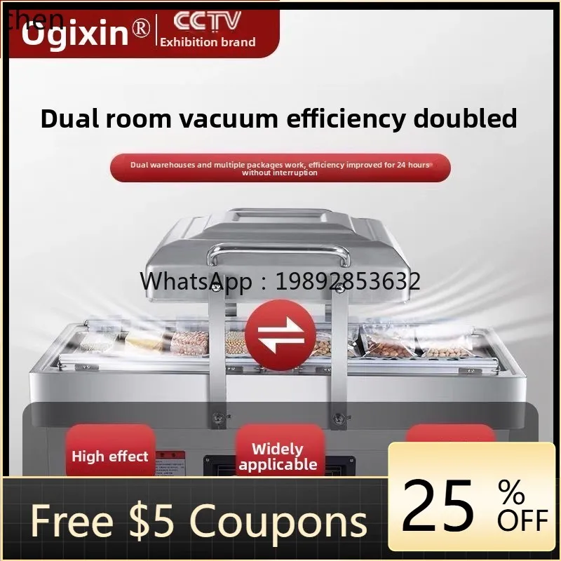 vacuum machine sealing machine large evacuation wet and dry food packaging automatic double chamber sealing
vacuum machine sealing machine large evacuation wet and dry food packaging automatic double chamber sealing