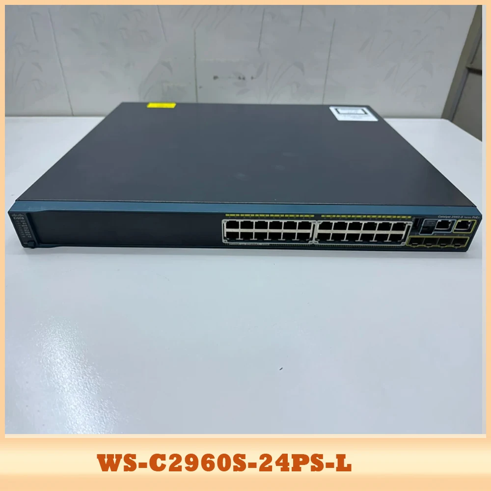 WS-C2960S-24PS-L для 24-портового гигабитного сетевого коммутатора Cis-co с питанием от POE, 4 порта SFP
WS-C2960S-24PS-L для 24-портового гигабитного сетевого коммутатора Cis-co с питанием от POE, 4 порта SFP
