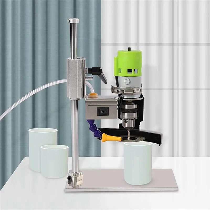 6000 R/Min Electric Glass Bottles Cutter For All Shapes, For Sanding, Polishing And Cutting, US Plug-AA26
6000 R/Min Electric Glass Bottles Cutter For All Shapes, For Sanding, Polishing And Cutting, US Plug-AA26