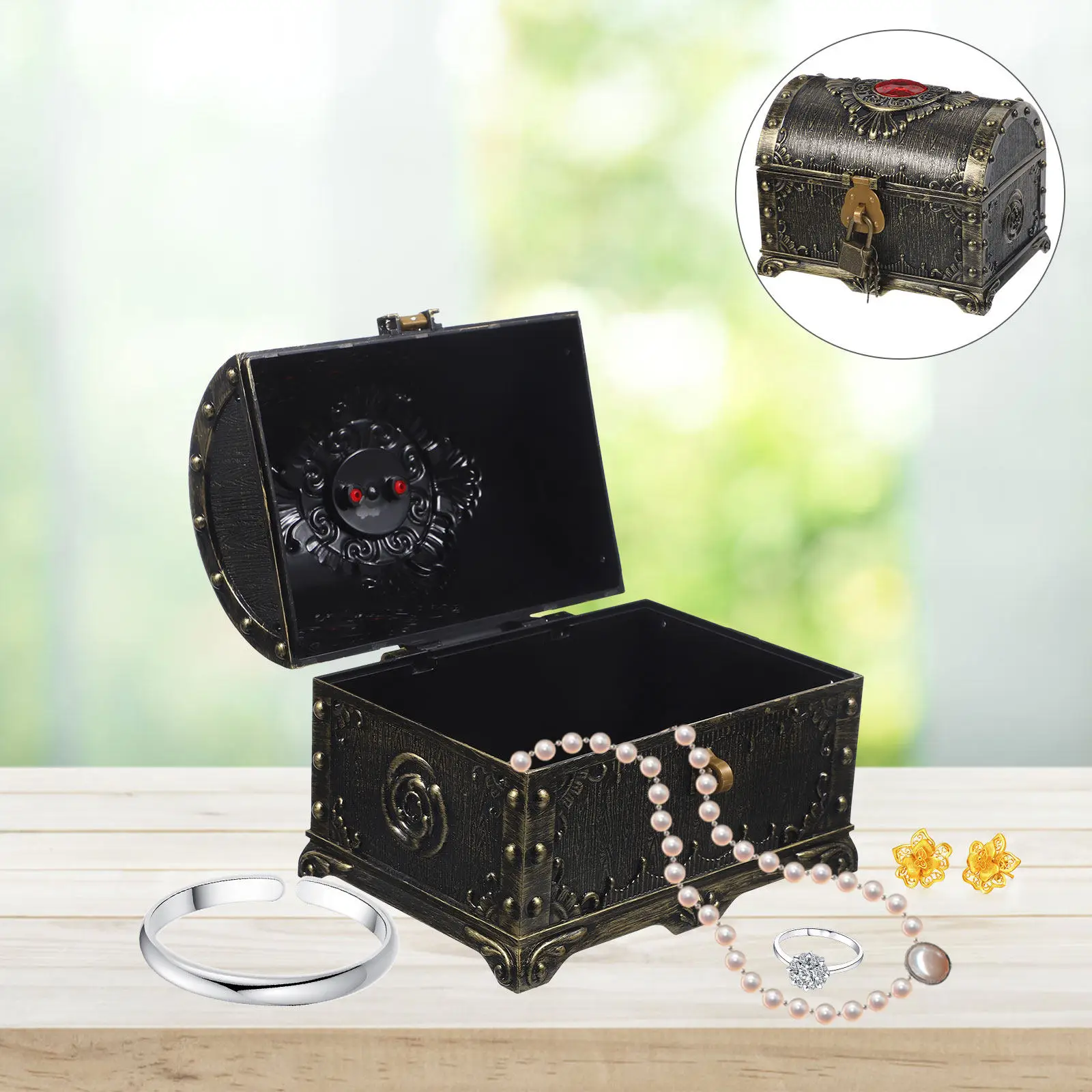 Retro Plastic Jewelry Box Vintage Style Trinket Storage for Rings Earrings Necklaces Bracelets Decorative Dresser Accent Gift
Retro Plastic Jewelry Box Vintage Style Trinket Storage for Rings Earrings Necklaces Bracelets Decorative Dresser Accent Gift