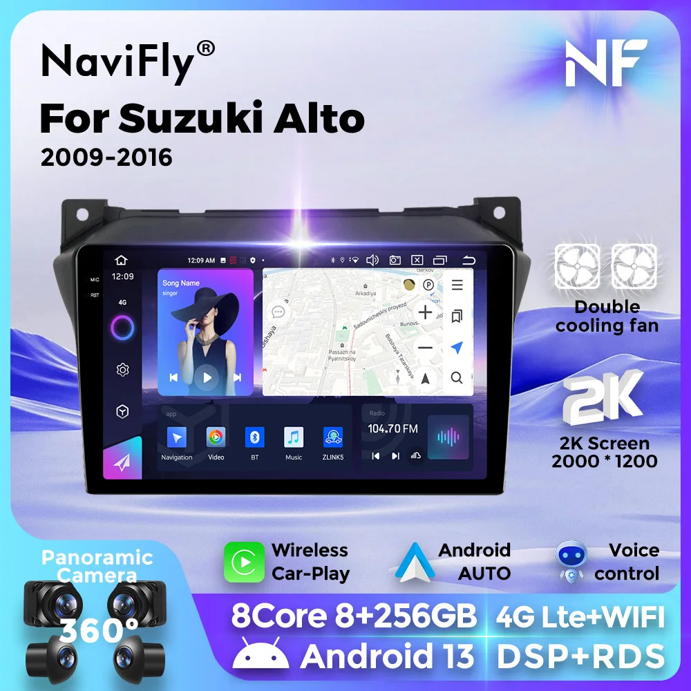 Android 13 8+256G For Suzuki Alto 2009 2010 2011 2012 2013 2014 2015 2016 Multimedia Stereo Car Radio Player Navigation GPS BT
Android 13 8+256G For Suzuki Alto 2009 2010 2011 2012 2013 2014 2015 2016 Multimedia Stereo Car Radio Player Navigation GPS BT