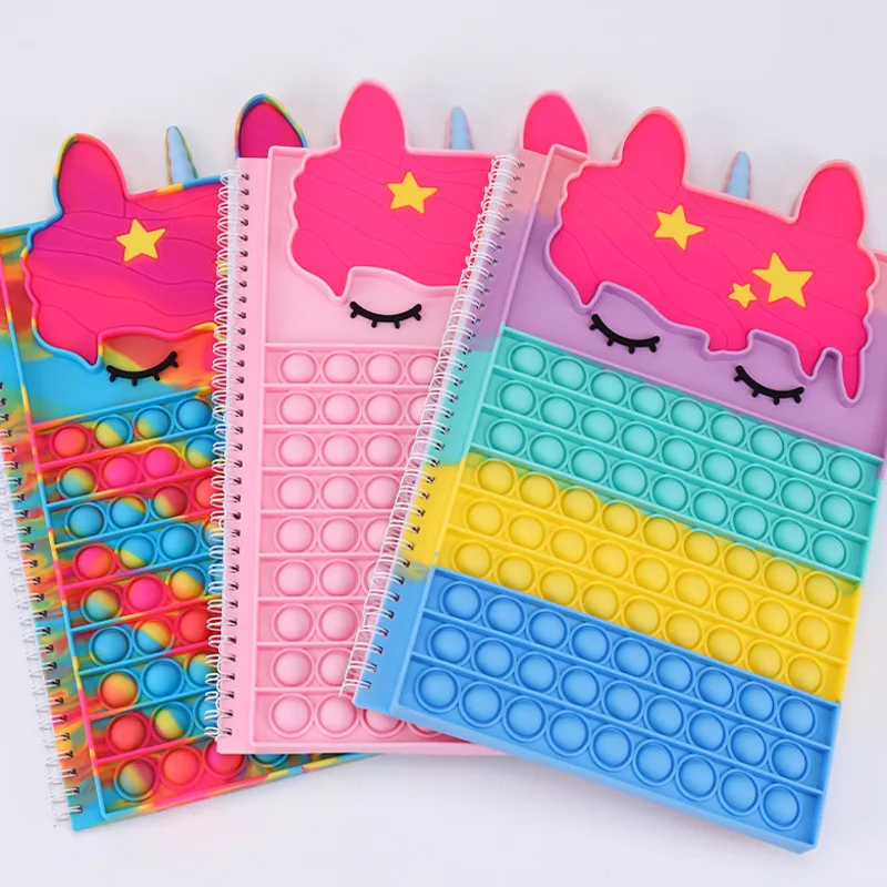 2022 New Loose Leaf Coil A4 Note Book Rat Killing Pioneer Notebook Unicorn Decompression Bubble Cartoon Unicorn Exercise Books
2022 New Loose Leaf Coil A4 Note Book Rat Killing Pioneer Notebook Unicorn Decompression Bubble Cartoon Unicorn Exercise Books