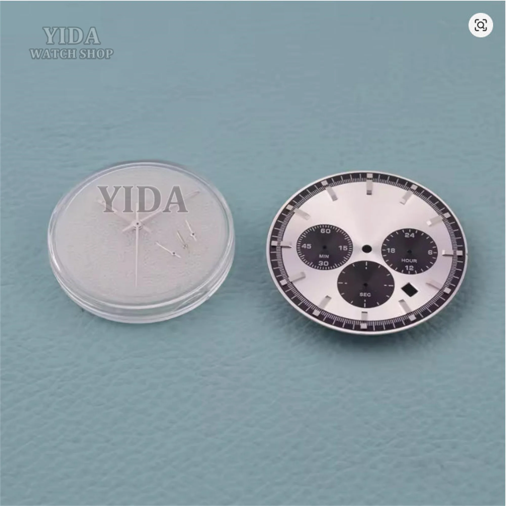 High Quality 35.5mm Watch Dial Green Luminous Hands Pointers Men's Watch Replacements For VD53 Multifunctional Quartz Movement
High Quality 35.5mm Watch Dial Green Luminous Hands Pointers Men's Watch Replacements For VD53 Multifunctional Quartz Movement