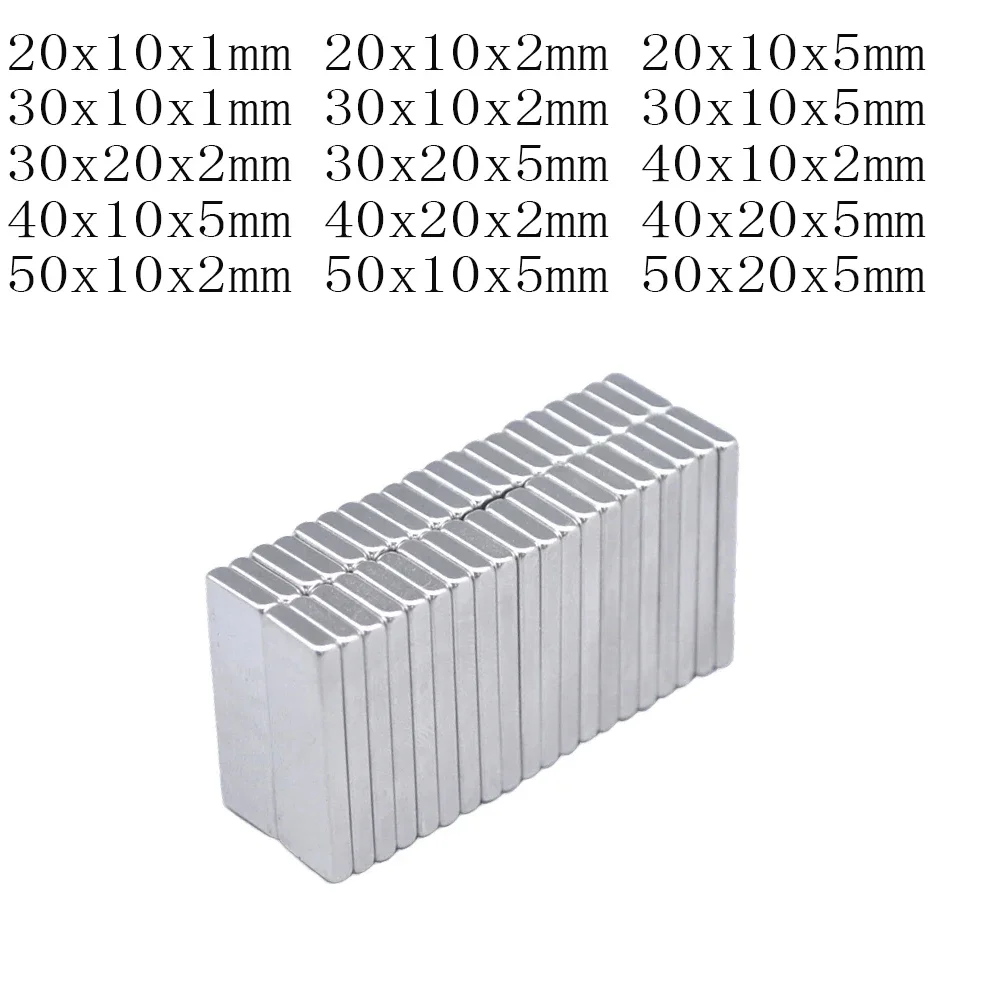 30x10x2mm Super Strong Block Magnets Sheet 30*10*5 For Home Refrigerator,Office,DIY 20*10*5 40*10*5 50*10*5 50*20*5 30X10X2
30x10x2mm Super Strong Block Magnets Sheet 30*10*5 For Home Refrigerator,Office,DIY 20*10*5 40*10*5 50*10*5 50*20*5 30X10X2