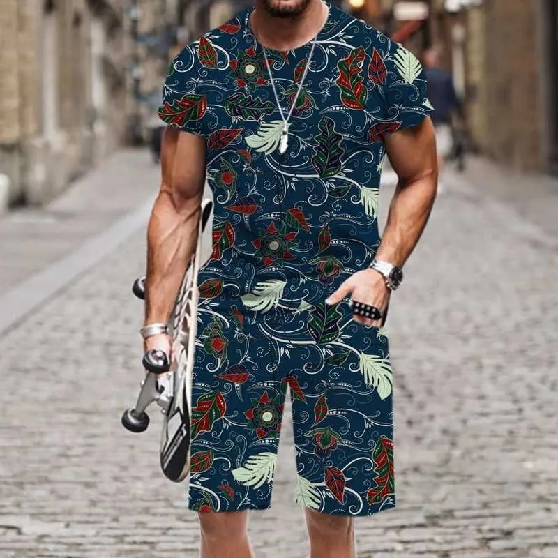 2025 Men's Tracksuits Vintage Pattern 3D Print Men's Round Neck T-shirt Set Casual Shorts 2 Piece Summer Street Man Clothing
2025 Men's Tracksuits Vintage Pattern 3D Print Men's Round Neck T-shirt Set Casual Shorts 2 Piece Summer Street Man Clothing