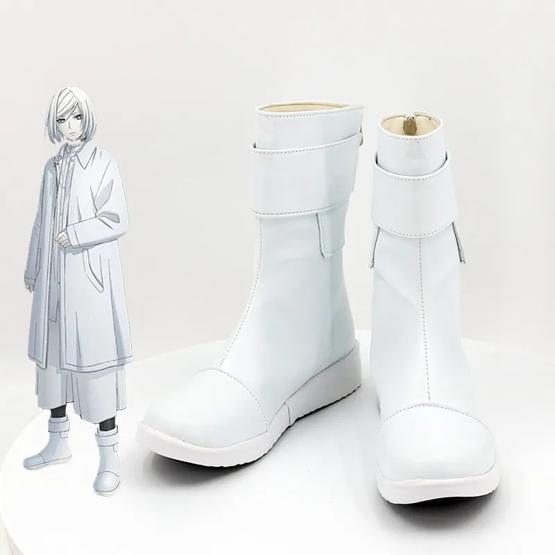 Akudama Drive The Cutthroat Cosplay Shoes Handmade White Faux Leather Boots Halloween Carnival Costume Boots
Akudama Drive The Cutthroat Cosplay Shoes Handmade White Faux Leather Boots Halloween Carnival Costume Boots
