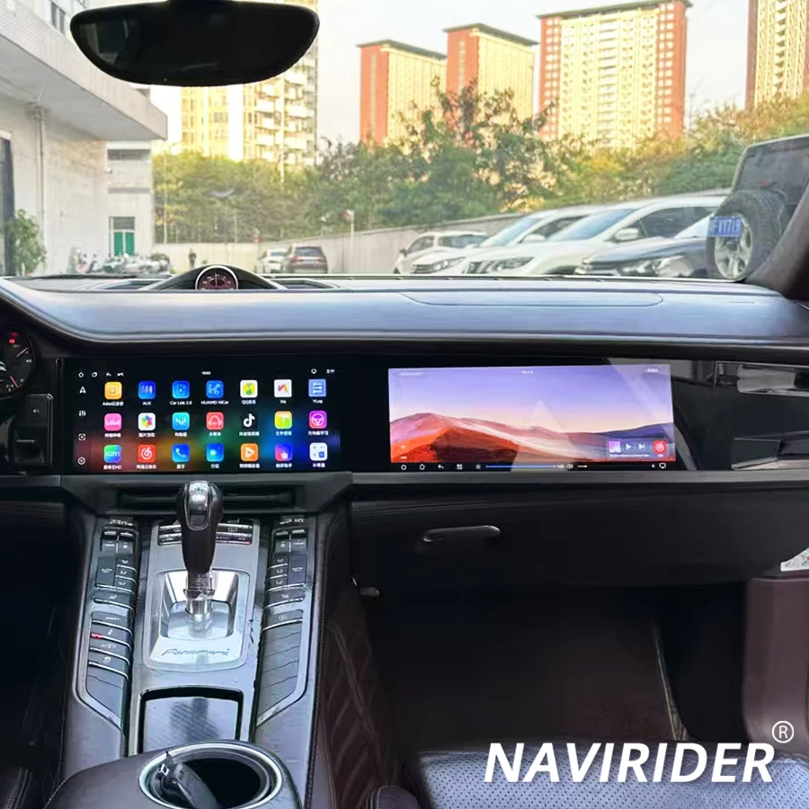 Android 13 с двойным экраном навигации, для Porsche Panamera 2010-2017, LHD RHD мультимедийный видеоплеер стерео Carplay головное устройство 4G
Android 13 с двойным экраном навигации, для Porsche Panamera 2010-2017, LHD RHD мультимедийный видеоплеер стерео Carplay головное устройство 4G