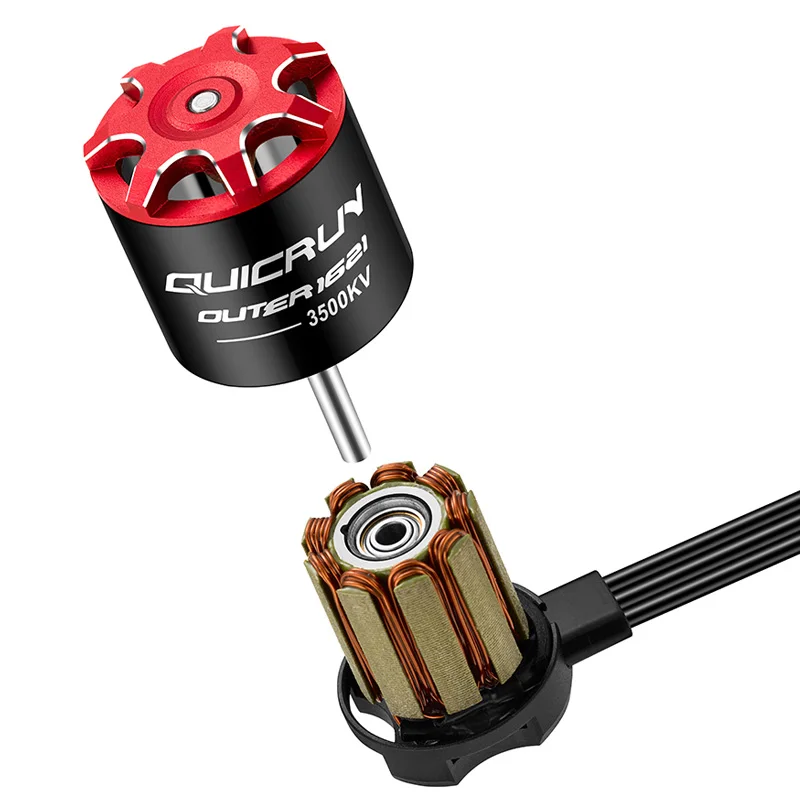 Hobbywing QuicRun Outer 1621 SL 3500KV Sensorless Brushless Motor 2-3S for 1/24 RC Car Crawler Upgrade
Hobbywing QuicRun Outer 1621 SL 3500KV Sensorless Brushless Motor 2-3S for 1/24 RC Car Crawler Upgrade