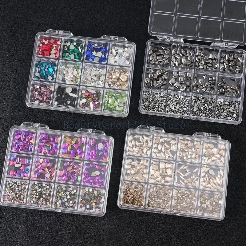 652C 12 Grids Special-Shaped Nail Rhinestones Mix Styles Nail Charms Flatback Rhinestones Crystals Flat Back Stones Gems
652C 12 Grids Special-Shaped Nail Rhinestones Mix Styles Nail Charms Flatback Rhinestones Crystals Flat Back Stones Gems