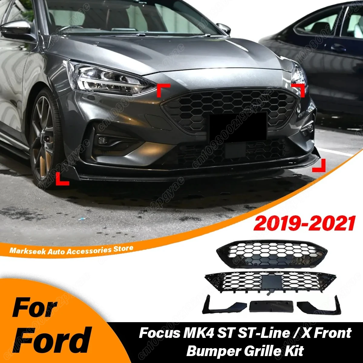 For Ford Focus MK4 ST ST-Line / X 2019 2020 2021 Car Front Bumper Racing Model Radiator Air Intake Grille Body Enclosure Kit
For Ford Focus MK4 ST ST-Line / X 2019 2020 2021 Car Front Bumper Racing Model Radiator Air Intake Grille Body Enclosure Kit
