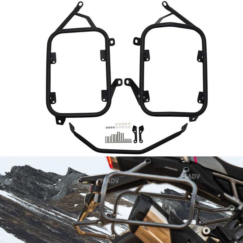 Fit For CFMOTO 450MT MT450 450 MT 2024 2025 Motorcycle Top Box Rack Side Panniers Bracket Luggage Saddlebag Support
Fit For CFMOTO 450MT MT450 450 MT 2024 2025 Motorcycle Top Box Rack Side Panniers Bracket Luggage Saddlebag Support