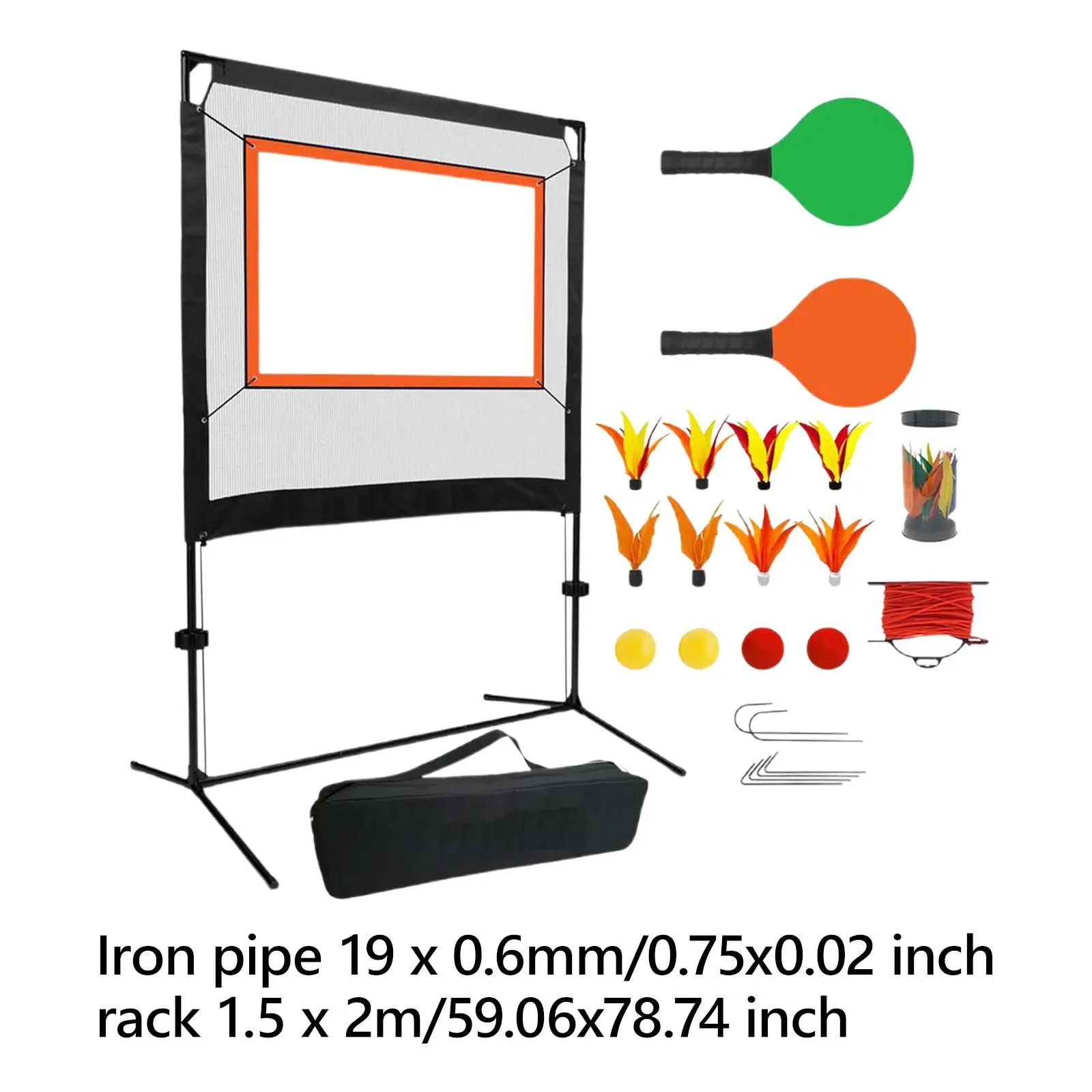 Badminton Net with Rackets Easy Setup Portable Net Replacement with Shuttlecocks Sports Net for Games Indoor Sports Backyard
Badminton Net with Rackets Easy Setup Portable Net Replacement with Shuttlecocks Sports Net for Games Indoor Sports Backyard