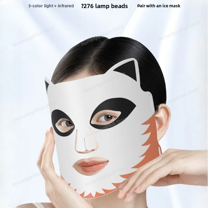Silicone Ice Compress Beauty Mask - Red Light Skin Rejuvenation Device, LED Color Light Large Panel Spectrometer Facial Devic
Silicone Ice Compress Beauty Mask - Red Light Skin Rejuvenation Device, LED Color Light Large Panel Spectrometer Facial Devic