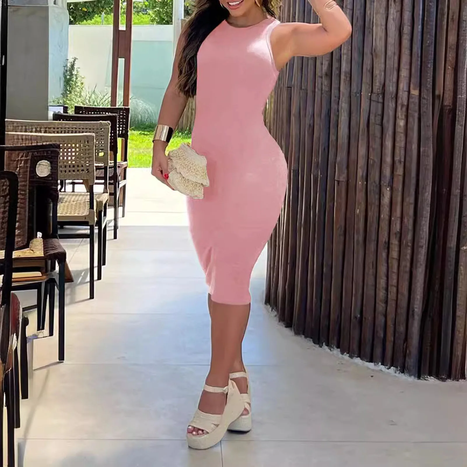 2024 Summer Women Fashion Slim Dress Female Long-sleeve O-neck Elegant Bodycon Package Hips Mini Dresses Winter
2024 Summer Women Fashion Slim Dress Female Long-sleeve O-neck Elegant Bodycon Package Hips Mini Dresses Winter