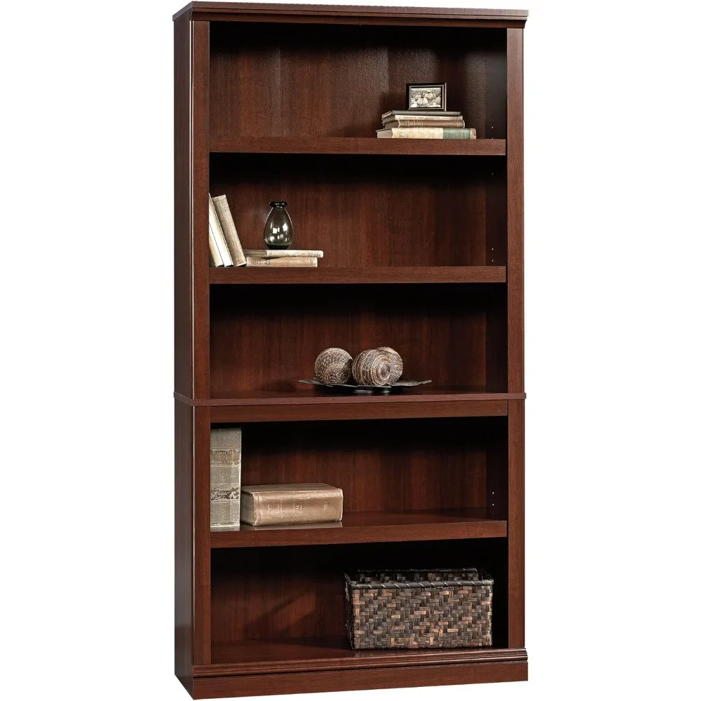 Miscellaneous Storage 5-Shelf Bookcase/ Book shelf, Select Cherry finish 13.23"D x 35.28"W x 69.76"H
Miscellaneous Storage 5-Shelf Bookcase/ Book shelf, Select Cherry finish 13.23"D x 35.28"W x 69.76"H