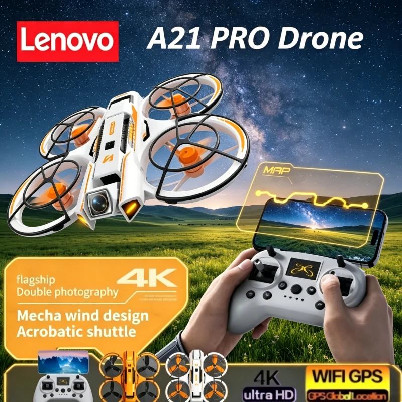 Lenovo A21Pro 8K Professional Drone, Quadcopter Toys, 2026New GPS Aerial Photography UAV, Remote Control Aircraft 5G HD Camera.
Lenovo A21Pro 8K Professional Drone, Quadcopter Toys, 2026New GPS Aerial Photography UAV, Remote Control Aircraft 5G HD Camera.