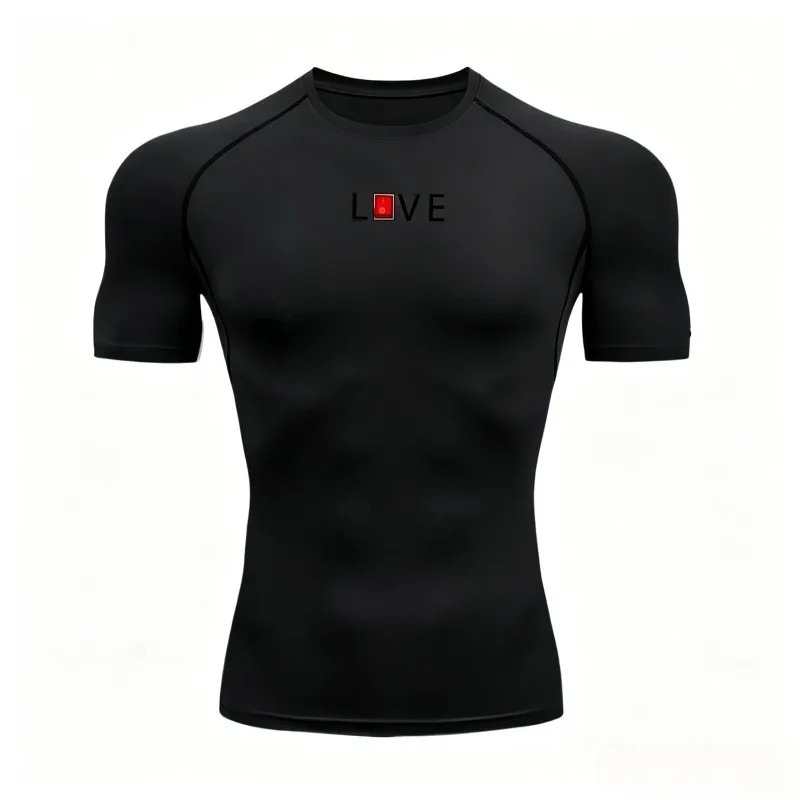 Quick-Dry High-Elasticity for Men's Sports T-shirt Slim Fit Suitable for Running and Gym Sweat-Absorbent Jogging Cycling Wear
Quick-Dry High-Elasticity for Men's Sports T-shirt Slim Fit Suitable for Running and Gym Sweat-Absorbent Jogging Cycling Wear