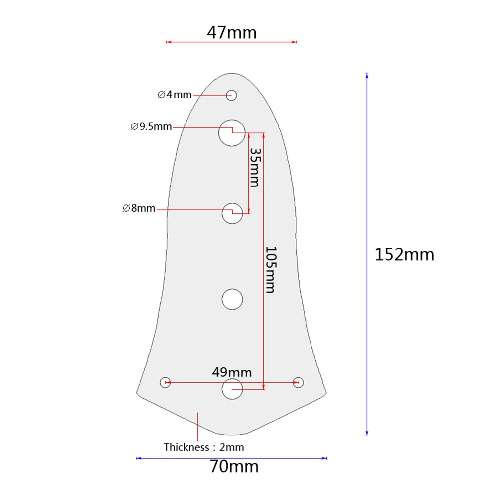 Vintage Style 4 Hole Control Plate For Guitar Replacement Chrome Plated Steel Bass Guitar Parts Accessory
Vintage Style 4 Hole Control Plate For Guitar Replacement Chrome Plated Steel Bass Guitar Parts Accessory