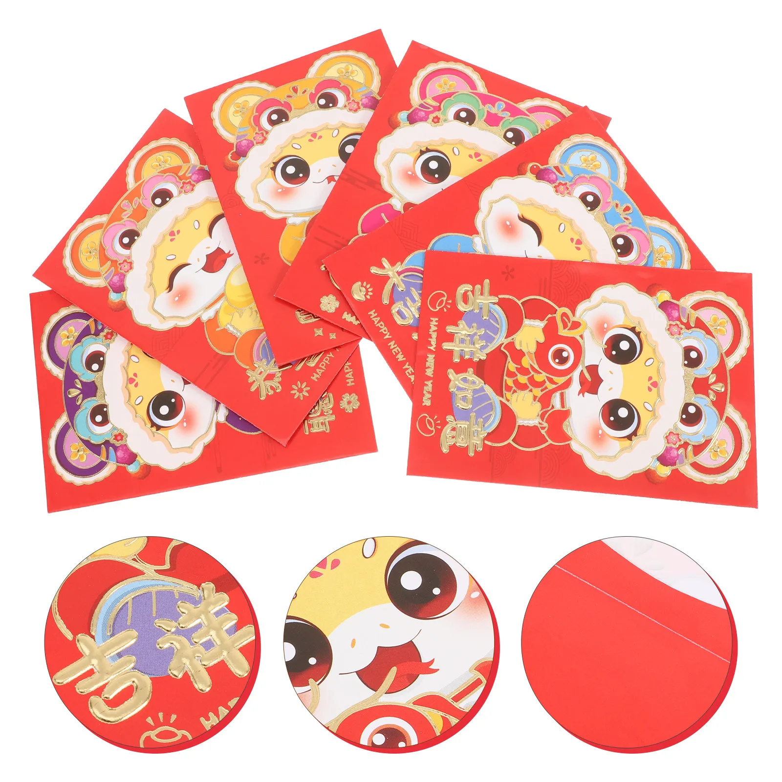 10Pcs Red Envelope Chinese New Year 2025 Snake Design Lucky Money Envelopes Cash Envelopes Folding Hong Bao Red Packet Spring
10Pcs Red Envelope Chinese New Year 2025 Snake Design Lucky Money Envelopes Cash Envelopes Folding Hong Bao Red Packet Spring