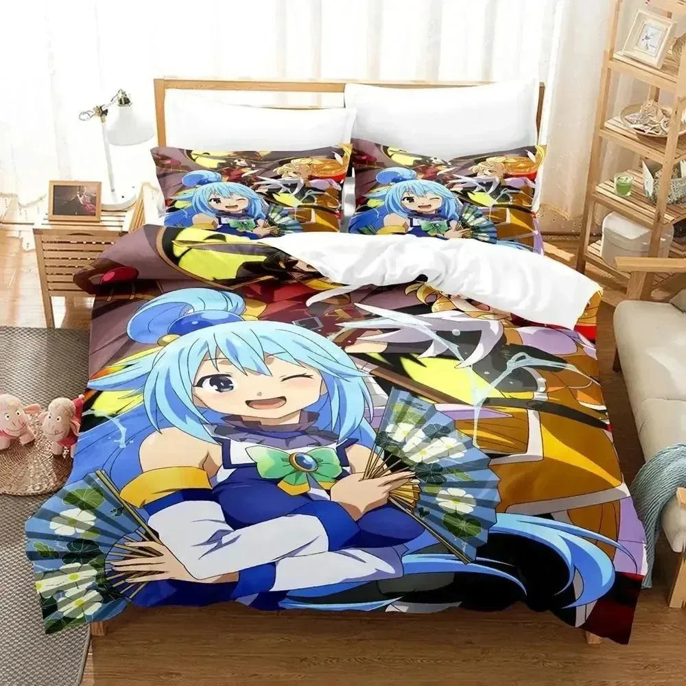 3D Print Anime KonoSuba Bedding Set For Bedroom Soft Modern Bedspreads Comefortable Kids Duvet Cover Quilt Cover And Pillowcase
3D Print Anime KonoSuba Bedding Set For Bedroom Soft Modern Bedspreads Comefortable Kids Duvet Cover Quilt Cover And Pillowcase