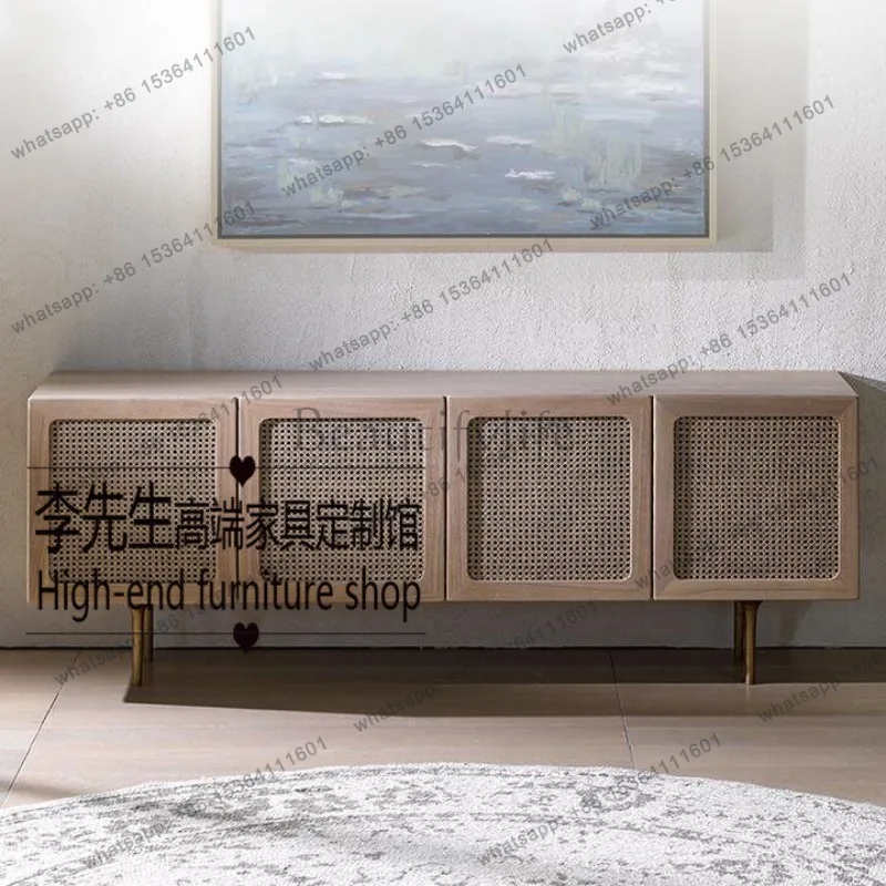 European solid wood TV cabinet, French simple neoclassical locker
European solid wood TV cabinet, French simple neoclassical locker