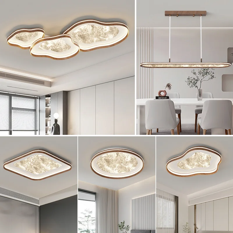 Walnut pattern living room ceiling light medium ancient style high sense hall light bedroom study ultra-thin cloud light
Walnut pattern living room ceiling light medium ancient style high sense hall light bedroom study ultra-thin cloud light